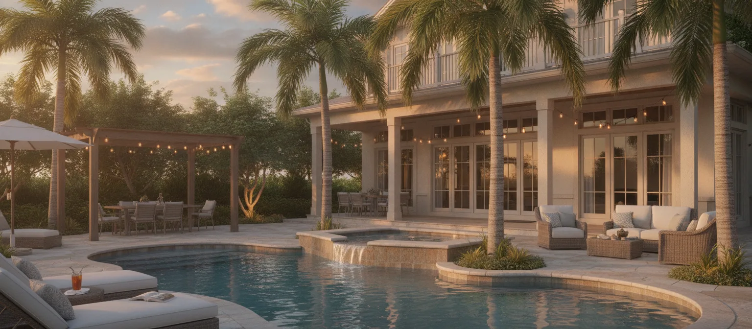 Einladendes Ferienhaus in Florida mit Pool und Terrasse